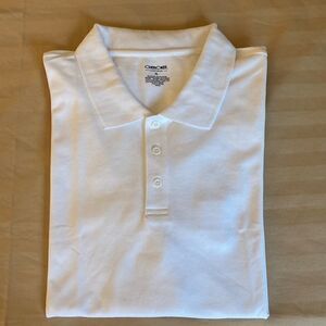 Cherokee NWT Mens Short Sleeve White Polo Shirt. Size XL.